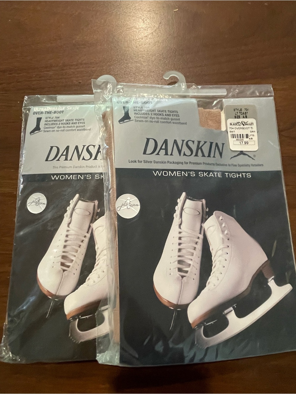 Danskin Women's Skate Tights - 2 Pair